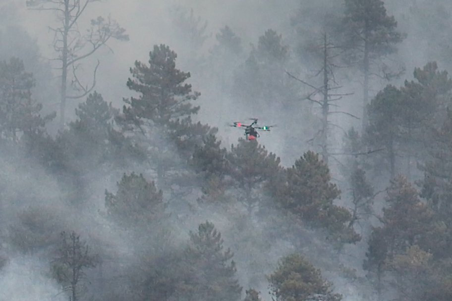 科技賦能，責任先行丨中建材信息無人機團隊參與森林火災撲救